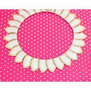 Vintage Sunflower Choker Necklace 16 inch - P22